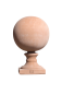 Preview: Boule décorative sur socle en terre cuite d’Impruneta